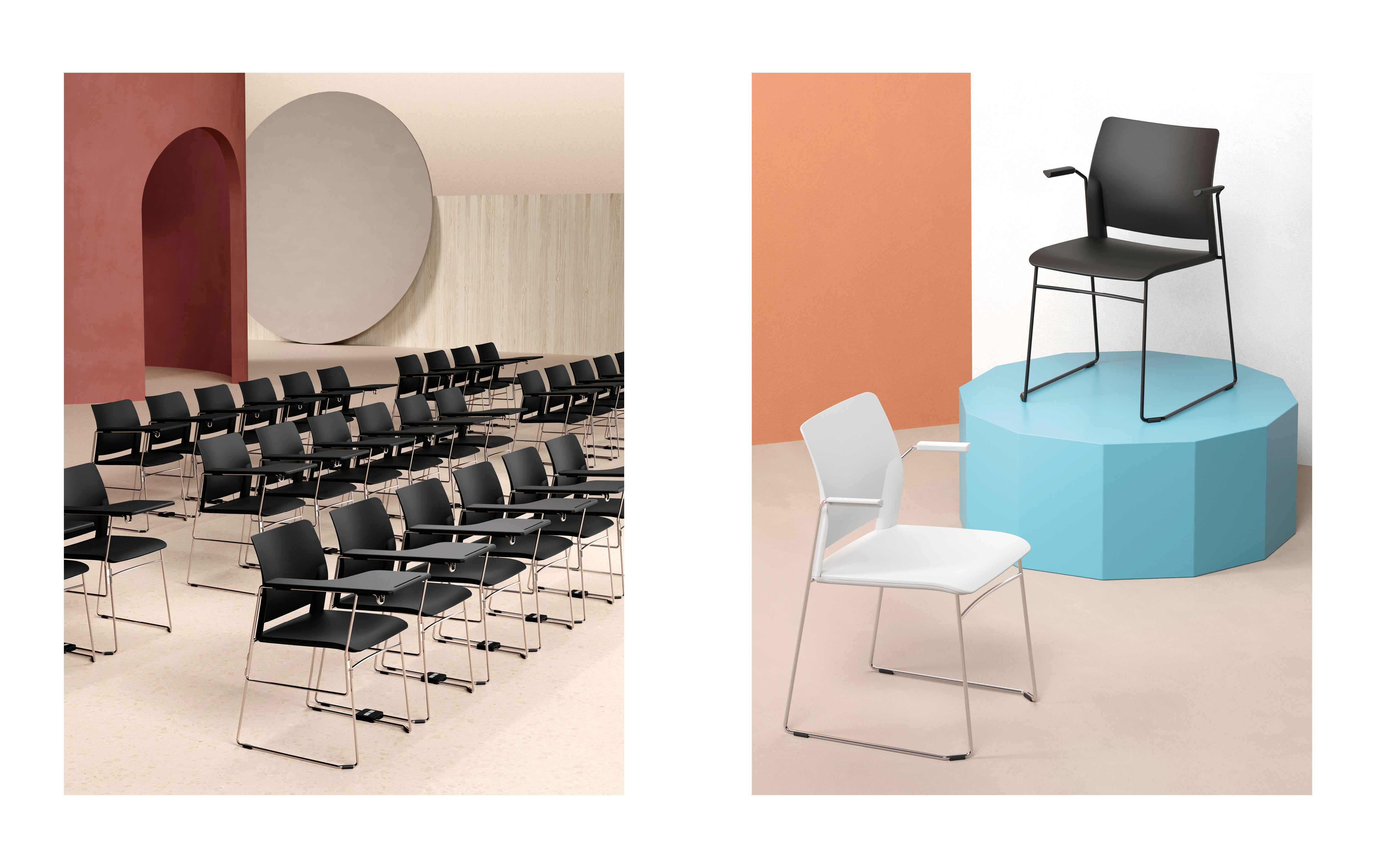 Alpha - Meeting, conference and waiting room chairs - Cerantola - 4