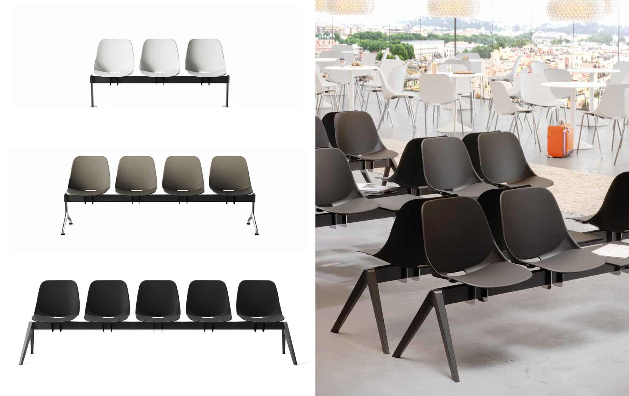Quick - Meeting, conference and waiting room chairs - Cerantola - 9