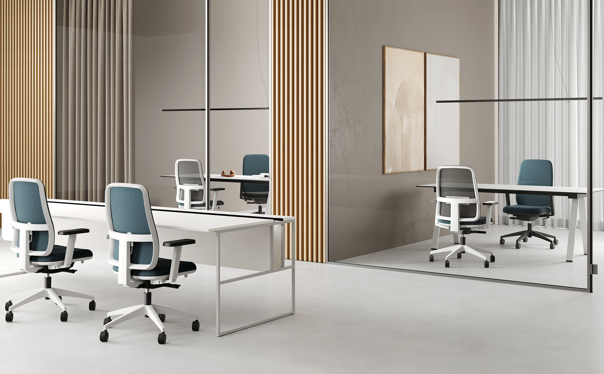 Blaze - Office swivel chairs - Cerantola - 3