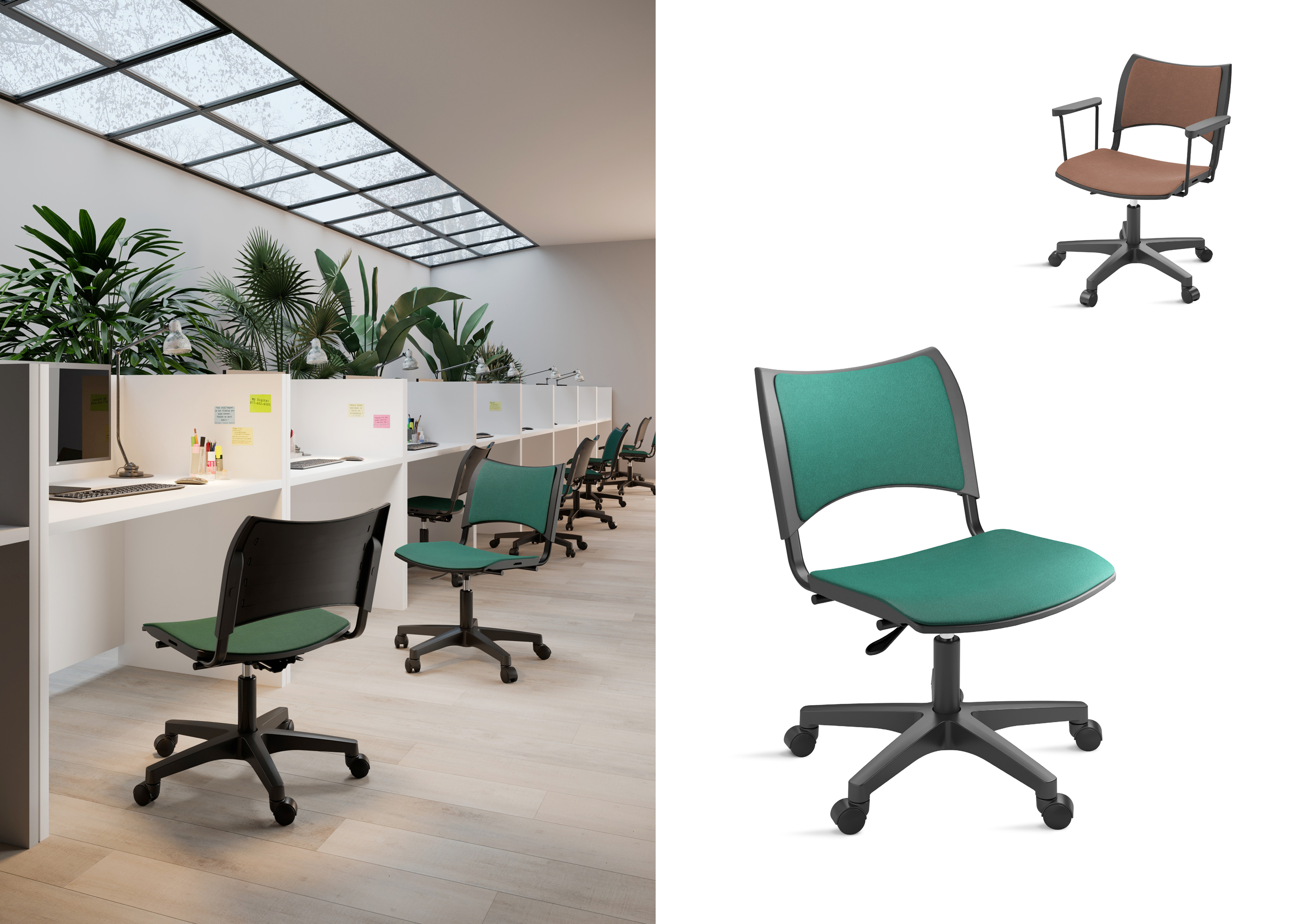 Iso Smart Restyling - Meeting, conference and waiting room chairs - Cerantola - 3