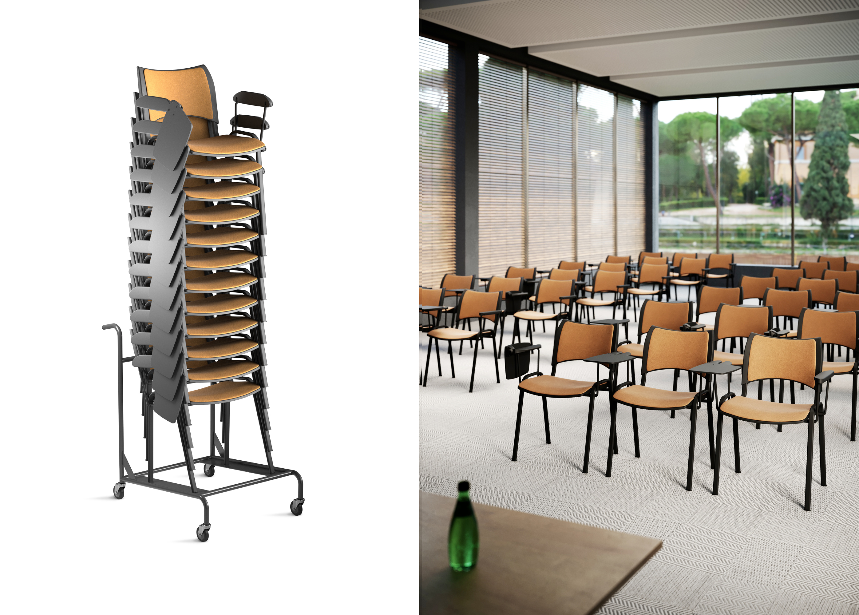 Iso Smart Restyling - Sillas para salas de reuniones, convenios y espera - Cerantola - 4