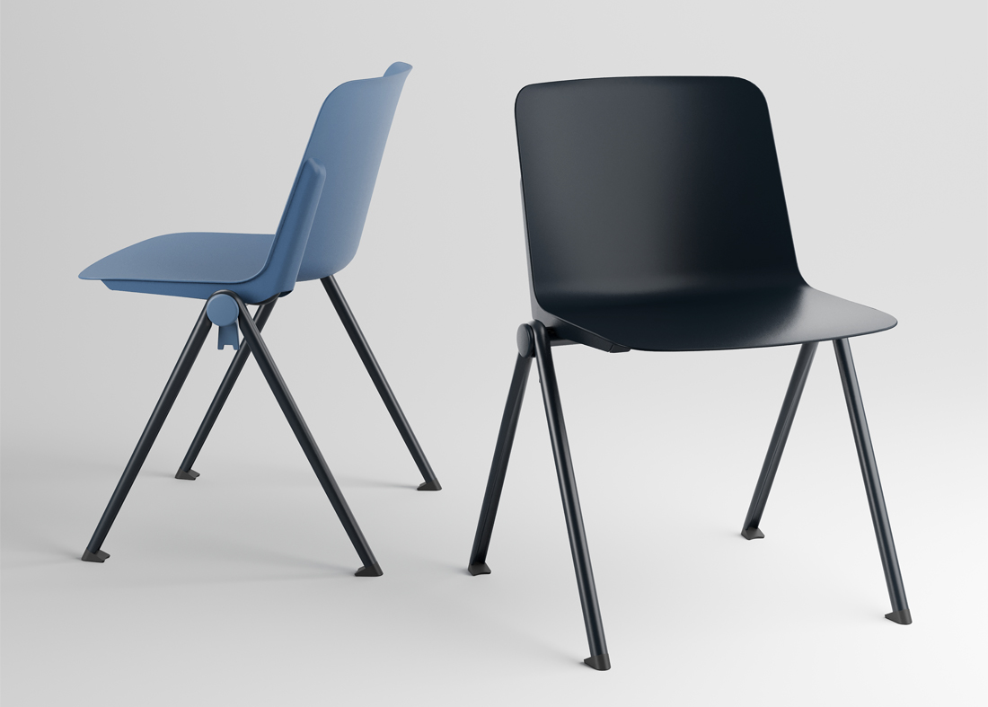 Plus - Meeting, conference and waiting room chairs - Cerantola - 2