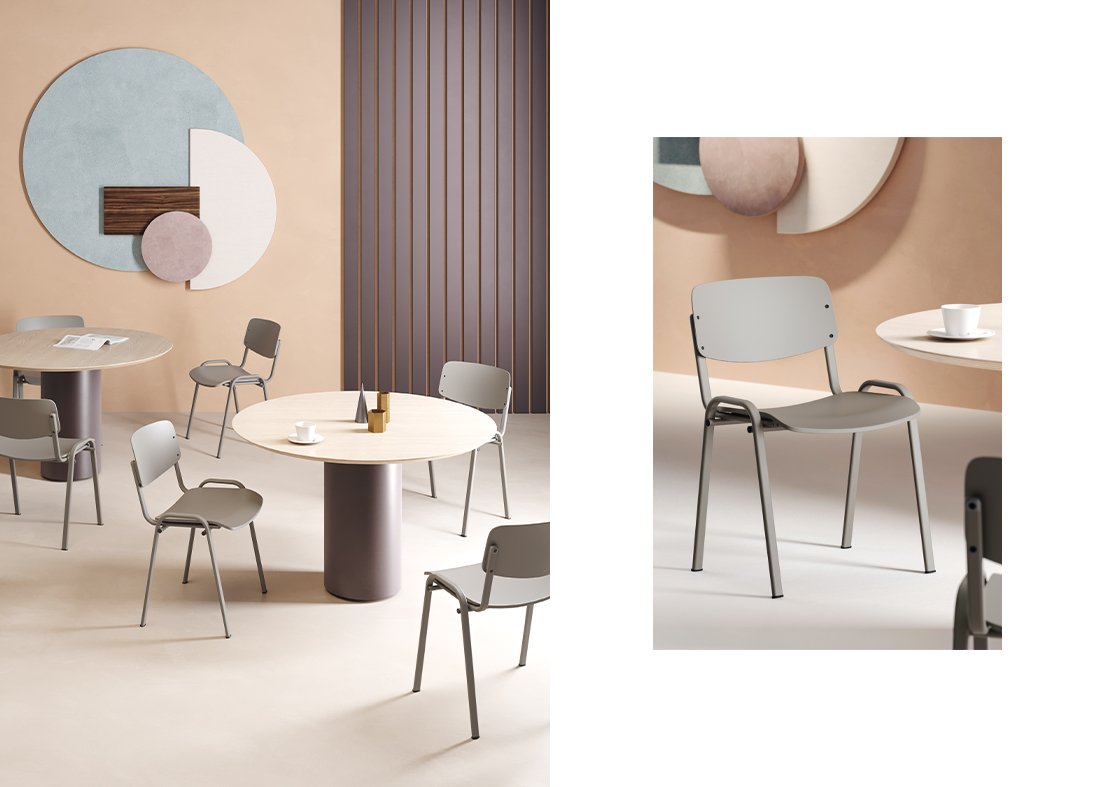 Milk - Meeting, conference and waiting room chairs - Cerantola - 1